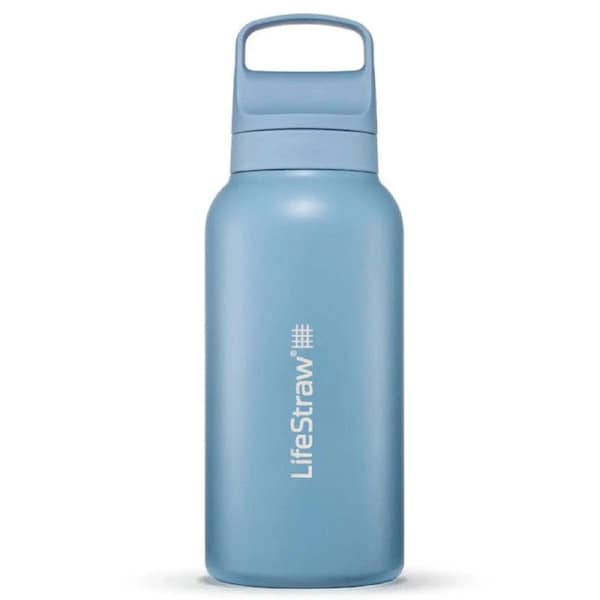 LifeStraw: Go 2.0 1L Stainless Steel Water Filter Bottle Icelandic Blue