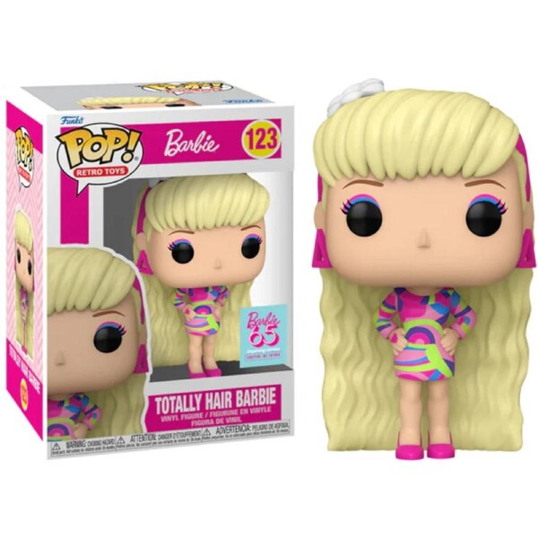 Funko Pop Totally Hair Barbie 65th Anniversary #123 Vinyl Figure