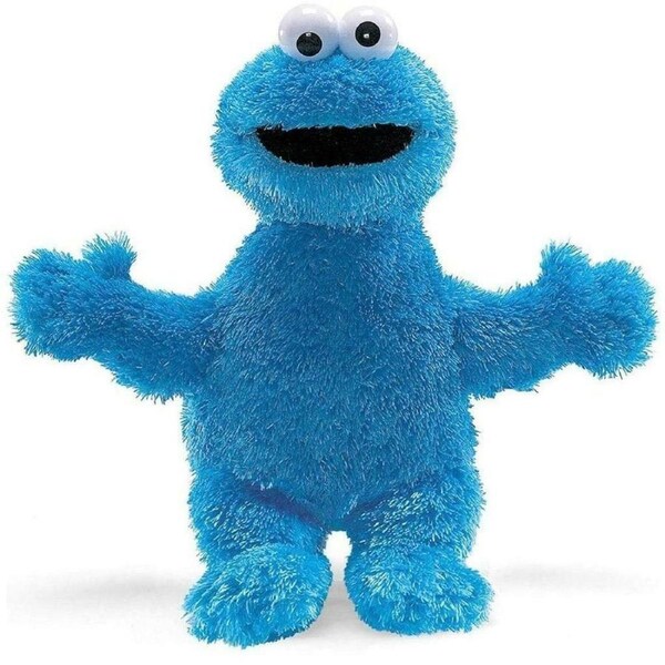 Gund Sesame Street Cookie Monster Plush 25cm Soft and Cuddly Toy