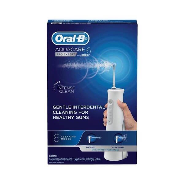 Oral-B AquaCare 6 Pro Expert Portable Irrigator Water Flosser