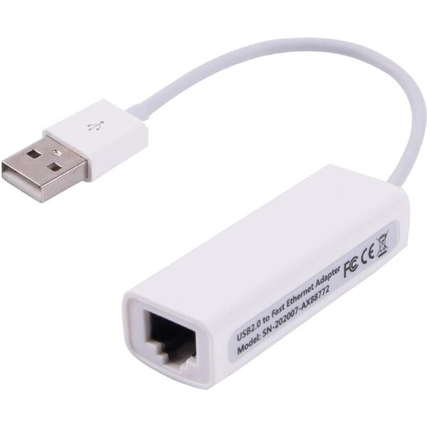 USB 3.0 to Gigabit RJ45 Ethernet LAN network Adapter 1000Mbps For Macbook PC - White
