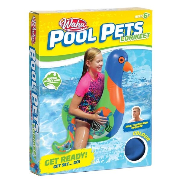 Wahu Pool Pets Rainbow Lorikeet Racer Inflatable