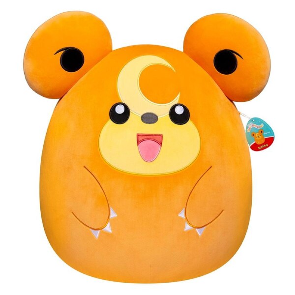 Pokemon Teddiursa Squishmallow 14" (35cm) Super Soft Plush Toy