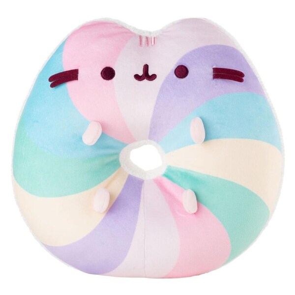 Pusheen Rainbow Bagel Squisheen Plush 29cm Soft and Squishy Toy