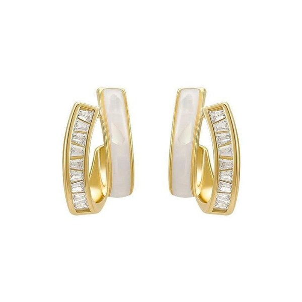 High Sense Stud Earrings Fashionable Jewelry for Women Elegant Design Ladies