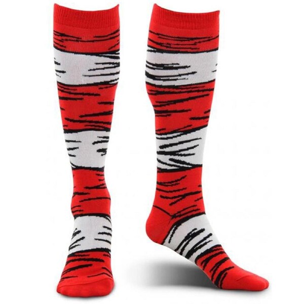 Dr Seuss Cat in the Hat Adult Socks