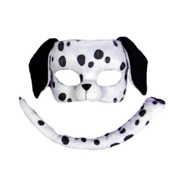 Dalmatian Deluxe Mask and Tail Set