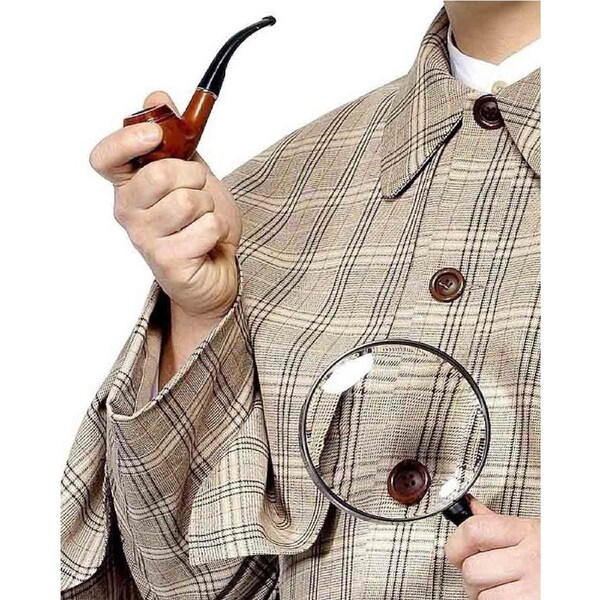 Sherlock Holmes Pipe and Magnifying Glass Kit