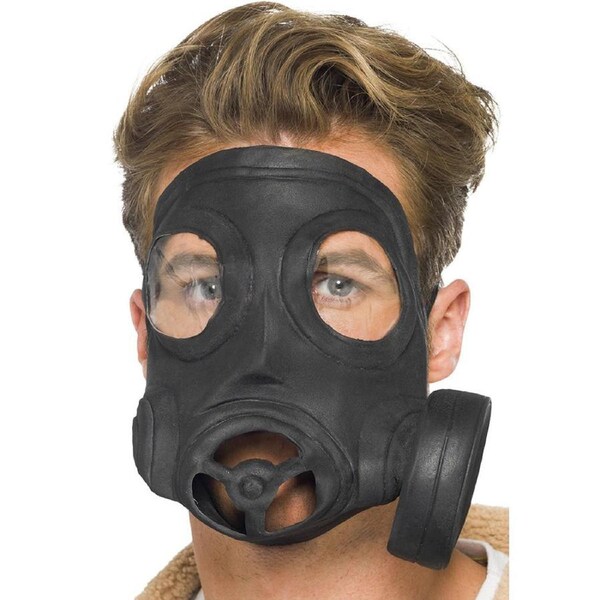 Black Gas Halloween Mask
