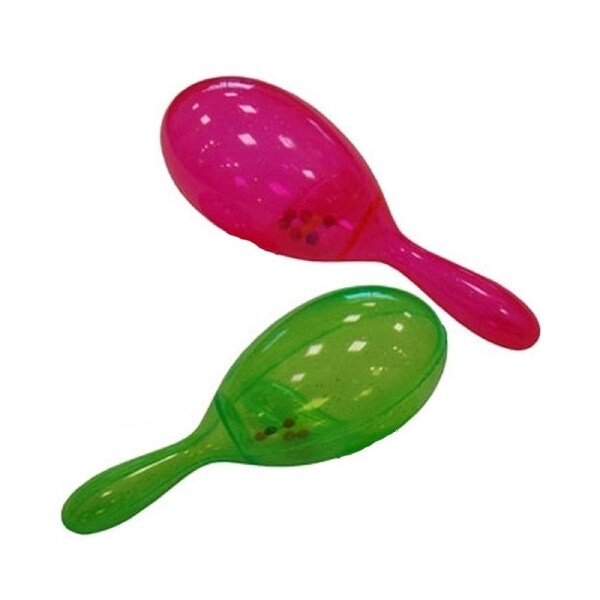 Pink & Green Maracas