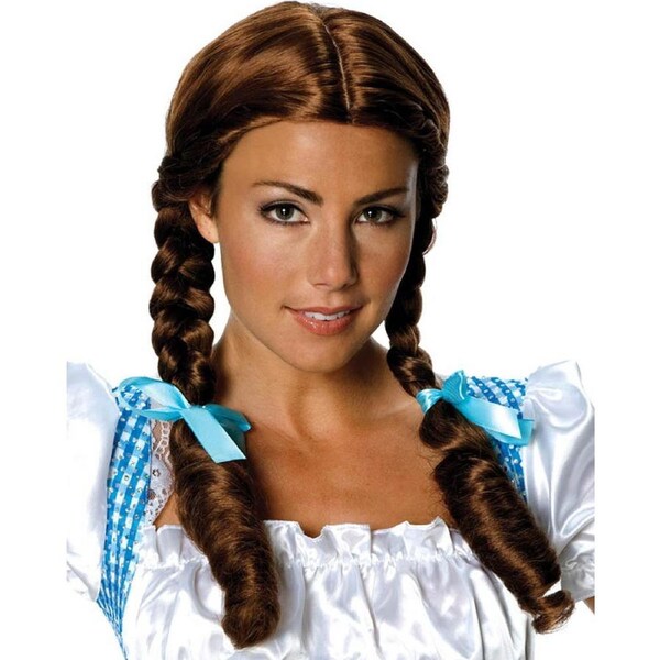 Wizard of Oz Dorothy Brown Plaited Wig