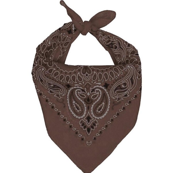 Brown Cotton Bandana