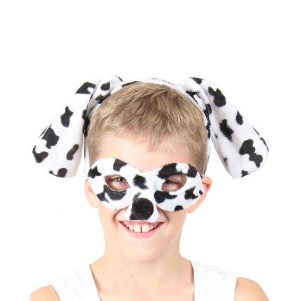 Dalmatian Headband and Mask Set