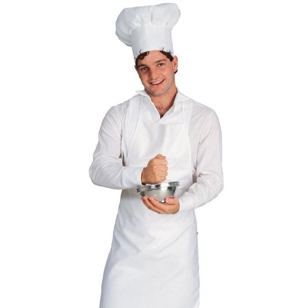 White Chef Apron