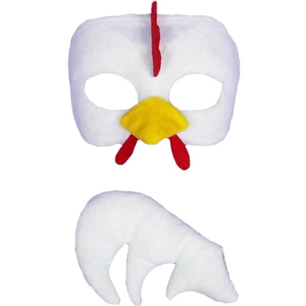 Chicken Deluxe Mask and Tail Set