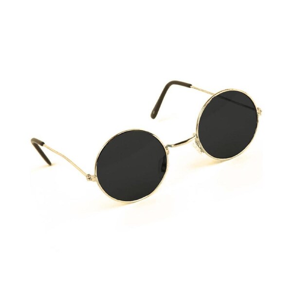 Black 1960s Lennon Glasses