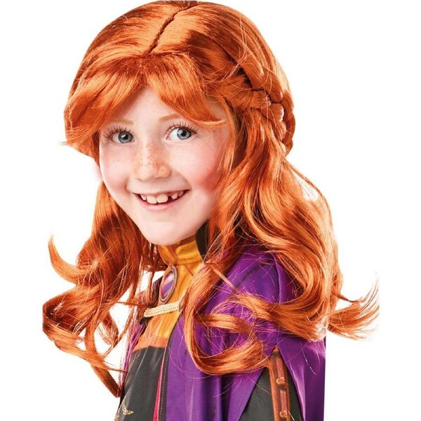 Disney Frozen 2 Anna Long Auburn Kids Wig