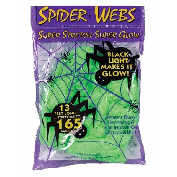 Super Stretch Green Glow in the Dark Web 50g
