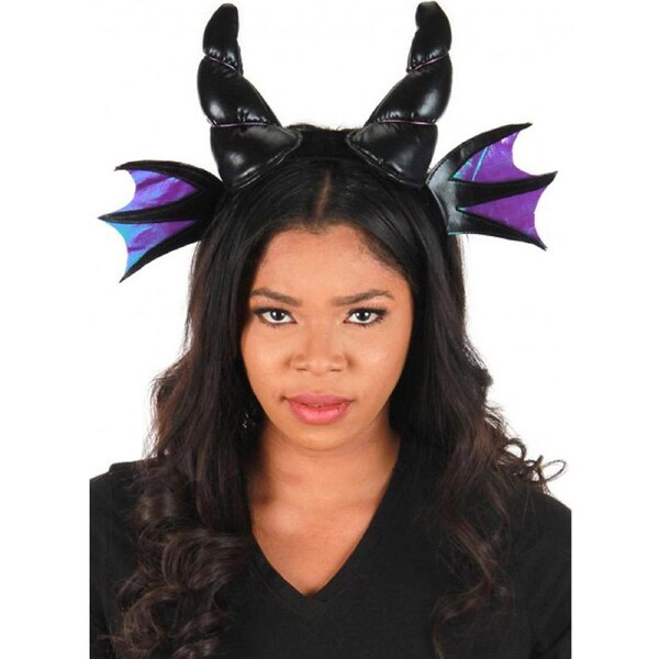 Black Dragon Deluxe Horns Plush Deluxe Headband