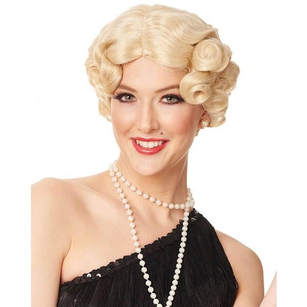 20s Daisy Flapper Short Blonde Wig