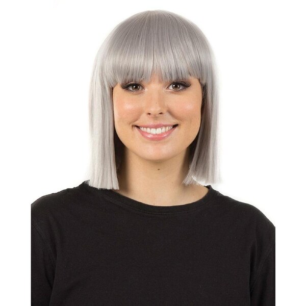 Fashion Deluxe Grey Bob Wig