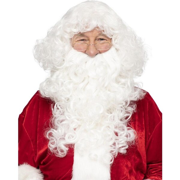 Christmas Santa Professional Wig and Beard Set