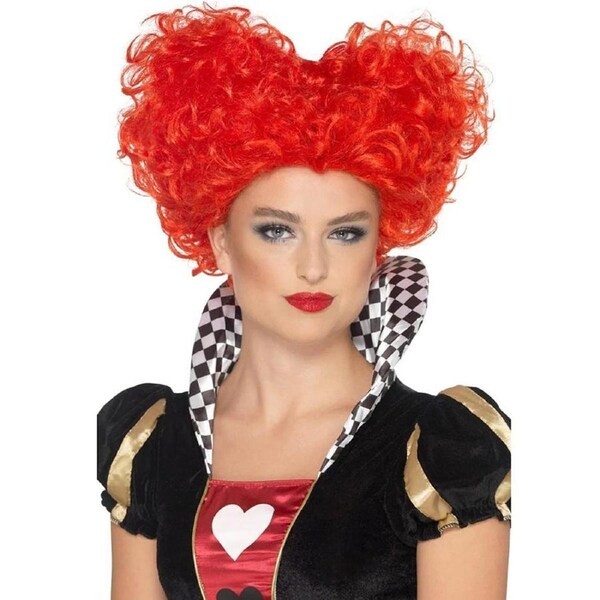 Heart Curly Red Wig