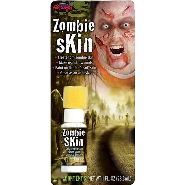Fake Zombie Skin For Halloween