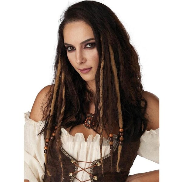 Brown Clip in Dreads