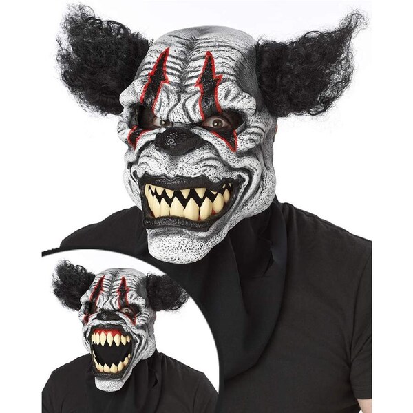 Last Laugh The Clown Ani Motion Halloween Mask