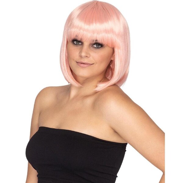 Fashion Deluxe Fairy Floss Pink Bob Wig