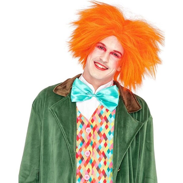 Mad Hatter Deluxe Orange Wig