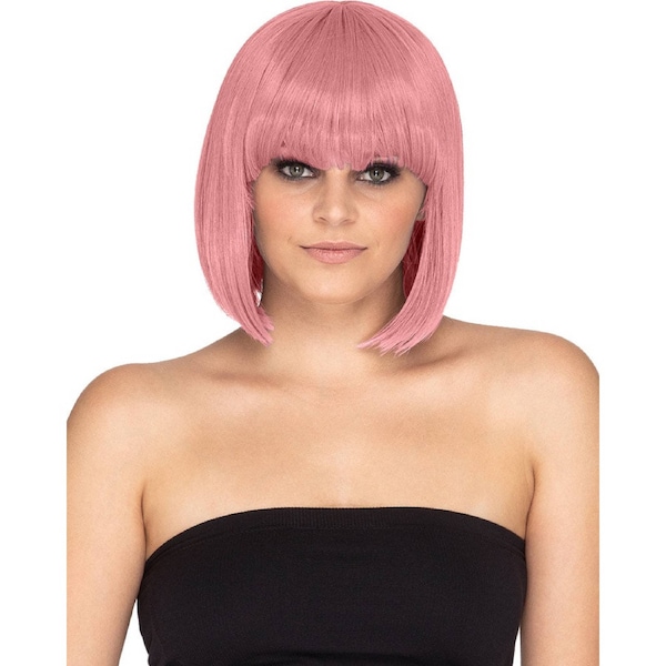 Fashion Deluxe Ashes of Roses Pink Bob Wig