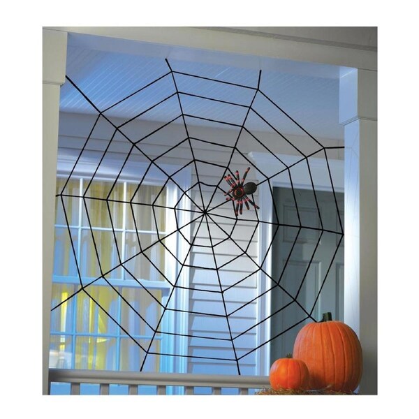 Black Widow Rope Spider Web 1.5m