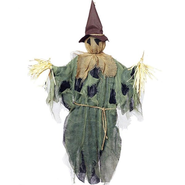 Green Hanging Scarecrow Decoration 91cm