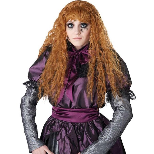 Creepy Doll Long Strawberry Blonde Wig