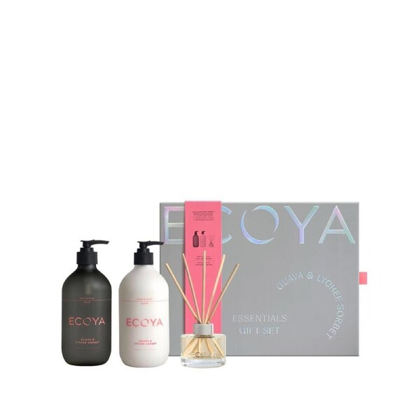 ECOYA Guava & Lychee Sorbet Essentials Gift Set