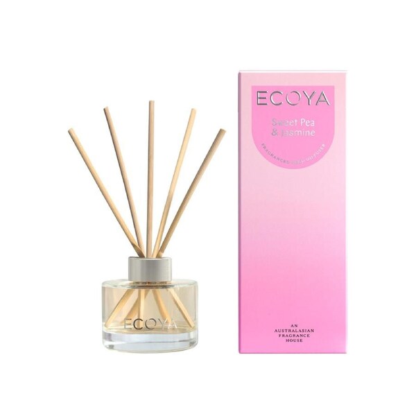 ECOYA Sweet Pea & Jasmine Mini Reed Diffuser