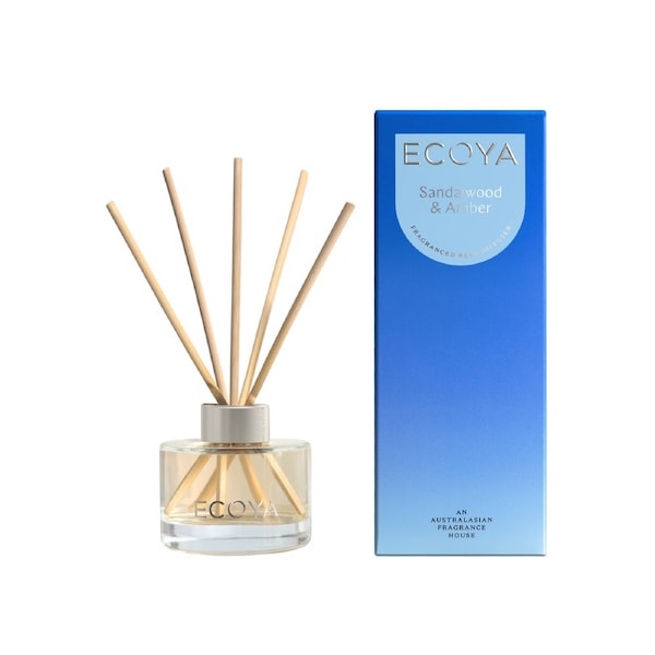ECOYA Sandalwood & Amber Mini Reed Diffuser