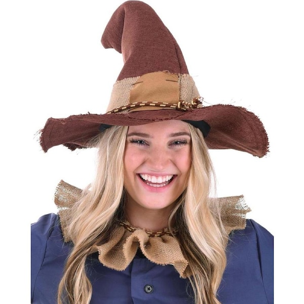 Scarecrow Deluxe Hat and Collar Set