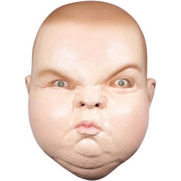Grumpy Baby Face Deluxe Mask