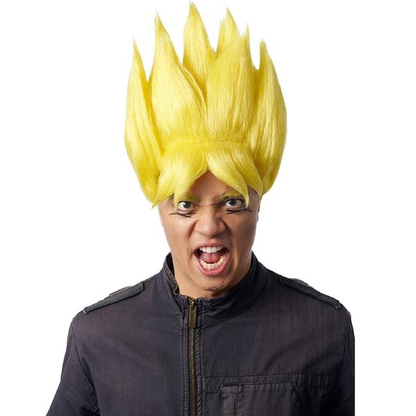 Yellow Warrior Anime Cosplay Wig