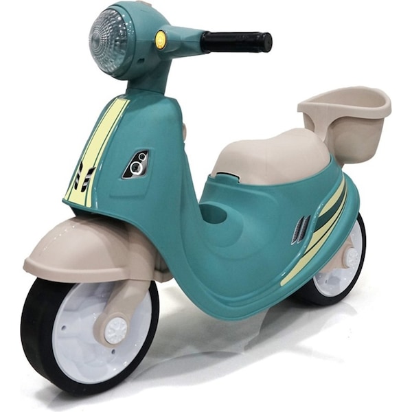Volta Foot To Floor Balance Ride On Kids Push Scooter Medium Size Green 3+