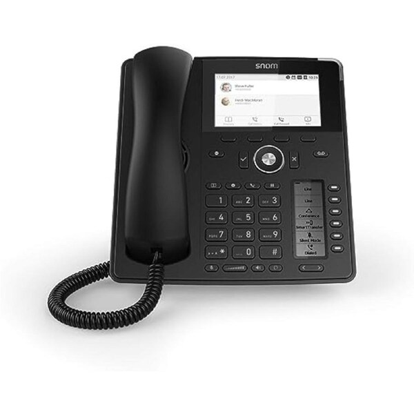 SNOM D785 IP Phone, SmartScreen, 12 SIP Identities, Bluetooth, USB, 48 Self-Labelling Keys, HD Audio Quality 00004349