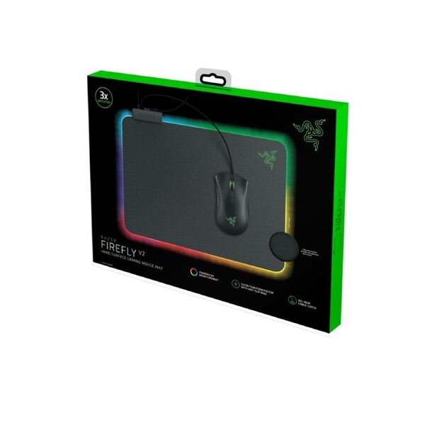 Razer Firefly V2 - Hard Surface Mouse Mat with Chroma