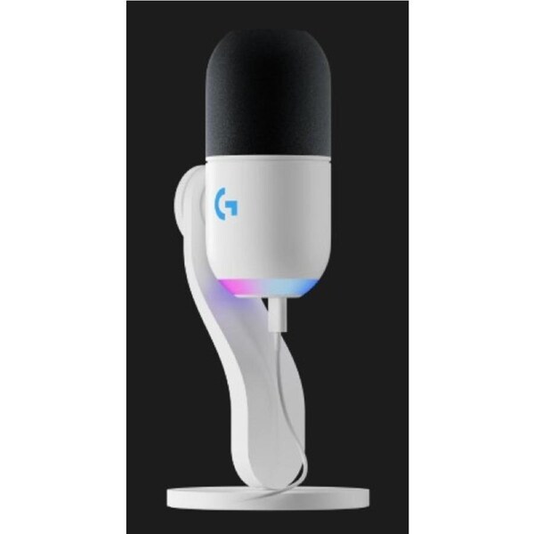 Logitech G Yeti GX Dynamic RGB Gaming Mic with LIGHTSYNC (White)