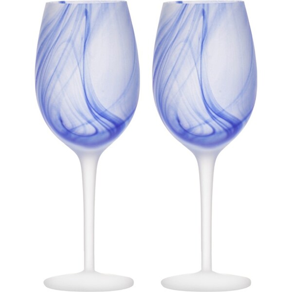 2pc Tempa Skylar Ocean Red/White Wine Drinking Glass Drinkware/Barware Set