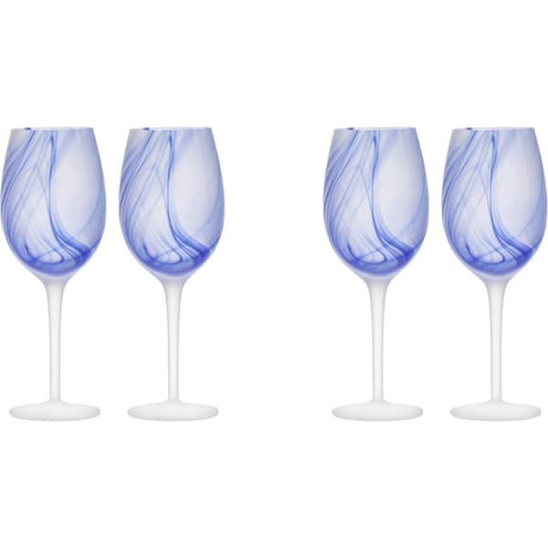 2x 2pc Tempa Skylar Ocean Red/White Wine Drinking Glass Drinkware/Barware Set