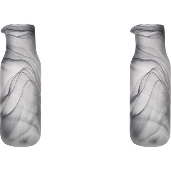 2x Tempa Skylar 830ml/24cm Storm Glass Carafe Jug Wine Decanter Drink Container
