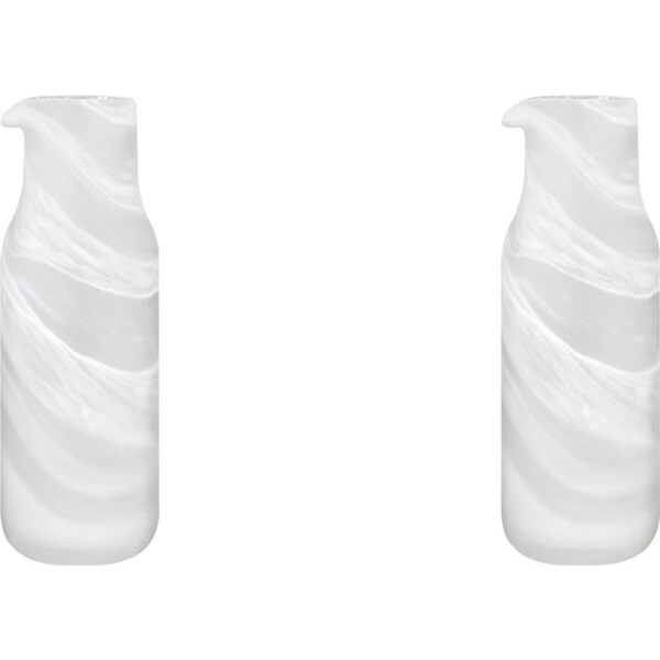 2x Tempa Skylar 830ml/24cm Frost Glass Carafe Jug Wine Decanter Drink Container